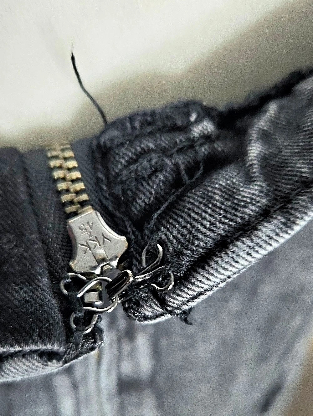 AVA & VIV Black Denim Overall Midi Dress XXL Like New - Picture 7 of 9